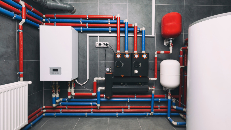 Gas und Ölbrennwert